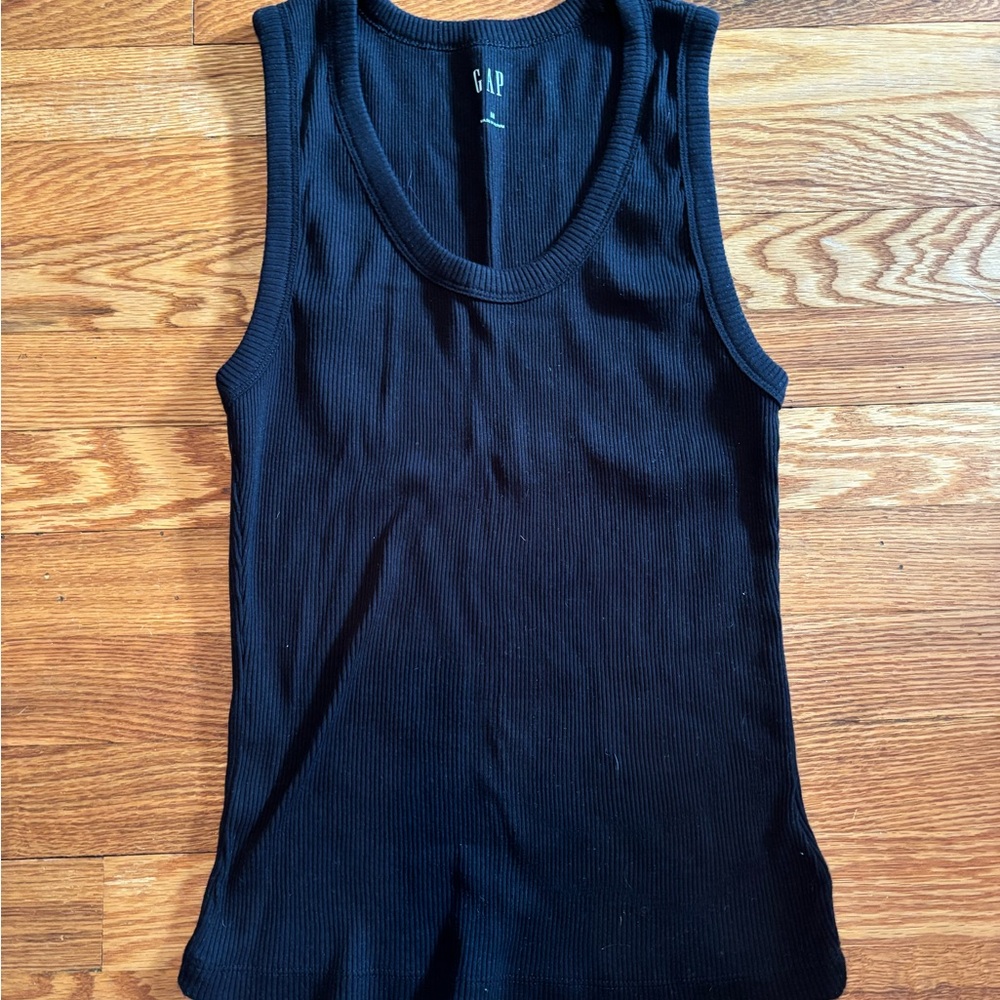 GAP Women's Basic Black Tank Top